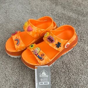 Limited Edition Lizzie McGuire Platform Crocs, W/8